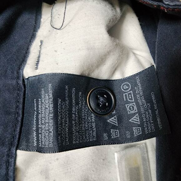 Y2K TOMMY Hilfiger Navy Mini Skirt Size 4 Mini Pencil - Picture 7 of 9